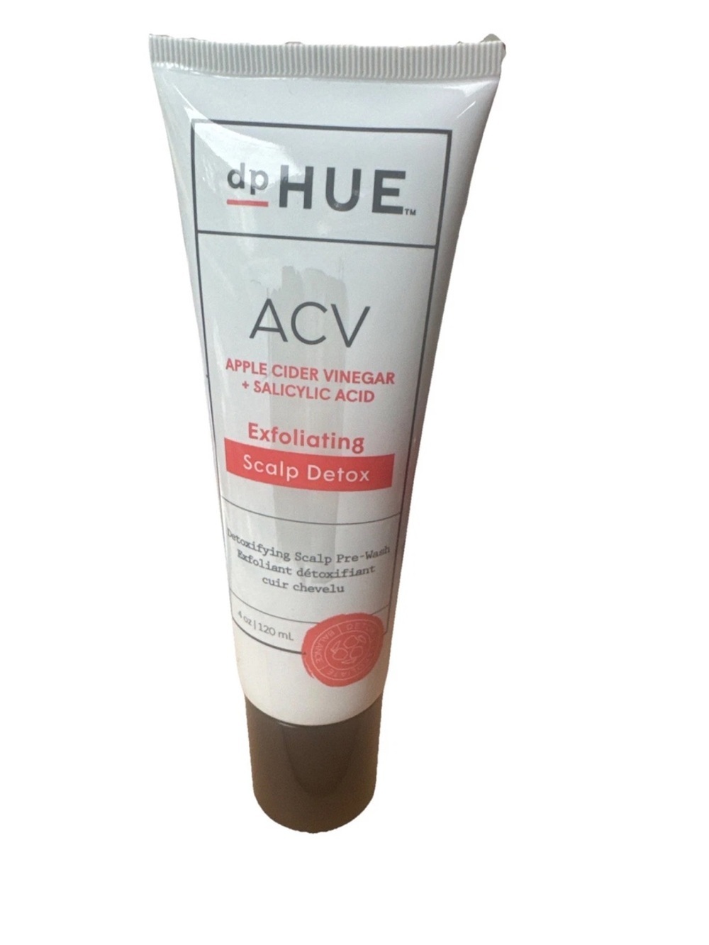 dpHUE ACV Exfoliating Scalp Detox 4oz Pre Wash Treatment Apple Cider Vinegar